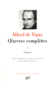 Couverture Œuvres complètes (Alfred de Vigny)