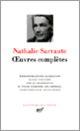 Couverture Œuvres complètes (Nathalie Sarraute)