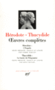 Couverture Œuvres complètes ( Hérodote, Thucydide)