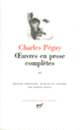 Couverture Œuvres en prose complètes (Charles Péguy)