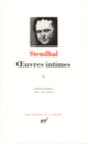 Couverture Œuvres intimes ( Stendhal)