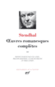 Couverture Œuvres romanesques complètes ( Stendhal)