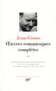 Couverture Œuvres romanesques complètes (Jean Giono)