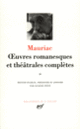 Couverture Œuvres romanesques et théâtrales complètes (François Mauriac)