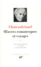 Couverture Œuvres romanesques et voyages (François-René de Chateaubriand)