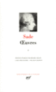 Couverture Œuvres (D.A.F. de Sade)