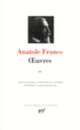 Couverture Œuvres (Anatole France)