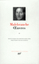 Couverture Œuvres (Nicolas Malebranche)