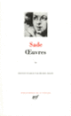 Couverture Œuvres (D.A.F. de Sade)