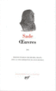 Couverture Œuvres (D.A.F. de Sade)