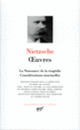 Couverture Œuvres (Friedrich Nietzsche)