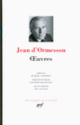 Couverture Œuvres (Jean d' Ormesson)
