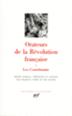 Couverture Orateurs de la Révolution française (duc d' Aiguillon, Anthologies,Comte d' Antraigues,Antoine-Pierre-Marie Barnave,Nicolas Bergasse,Jean-de-Dieu Raymond de Boisgelin,Jacques-Antoine-Marie de Cazalès,Stanislas-Marie-Adélaïde de Clermont-Tonnerre,Collectif(s) Collectif(s),Adrien Duport,Jean-Jacques Duval d'Éprémesnil,Trophime-Gérard de Lally-Tollendal,Isaac-René-Guy Le Chapelier,Pierre-Victor Malouet,Jean Siffrein Maury, Mirabeau,Jean-Joseph Mounier,abbé Emmanuel Joseph Sieyès,Charles-Maurice de Talleyrand,Jacques-Guillaume Thouret)