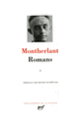 Couverture Romans (Henry de Montherlant)