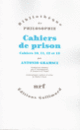 Couverture Cahiers de prison (Antonio Gramsci)