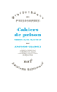 Couverture Cahiers de prison (Antonio Gramsci)