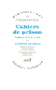 Couverture Cahiers de prison (Antonio Gramsci)