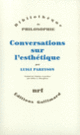 Couverture Conversations sur l'esthétique (Luigi Pareyson)