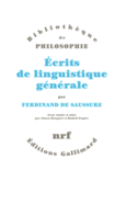 Couverture Écrits de linguistique générale ()