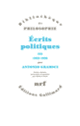 Couverture Écrits politiques (Antonio Gramsci)
