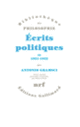 Couverture Écrits politiques (Antonio Gramsci)