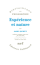 Couverture Expérience et nature (John Dewey)