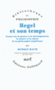 Couverture Hegel et son temps (Rudolf Haym)