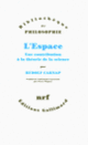 Couverture L'Espace (Rudolf Carnap)