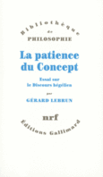 Couverture La patience du Concept ()