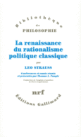 Couverture La renaissance du rationalisme politique classique ()
