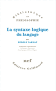 Couverture La syntaxe logique du langage ()