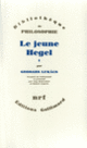 Couverture Le Jeune Hegel (Georg Lukács)