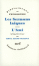 Couverture Les sermons laiques 1816-1817/ami 1818 (Samuel Taylor Coleridge)