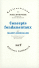 Couverture Concepts fondamentaux (Martin Heidegger)