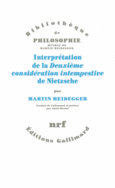 Couverture Interprétation de la «Deuxième considération intempestive» de Nietzsche ()