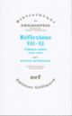 Couverture Réflexions VII-XI (Martin Heidegger)