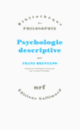 Couverture Psychologie descriptive (Franz Brentano)