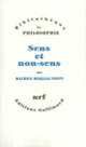 Couverture Sens et non-sens (Maurice Merleau-Ponty)