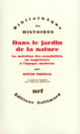 Couverture Dans le jardin de la nature (Keith Thomas)