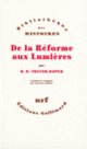 Couverture De la Réforme aux Lumières (Hugh Trevor-Roper)