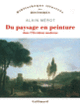 Couverture Du paysage en peinture dans l'Occident moderne (Alain Mérot)