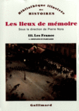 Couverture Les Lieux de mémoire (,Pierre Nora)