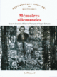 Couverture Mémoires allemandes (Collectif(s) Collectif(s))