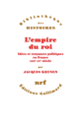 Couverture L'empire du roi (Jacques Krynen)
