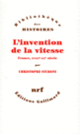 Couverture L'invention de la vitesse (Christophe Studeny)