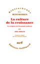 Couverture La culture de la croissance (Joel Mokyr)