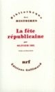 Couverture La Fête républicaine (Olivier Ihl)