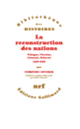 Couverture La reconstruction des nations (Timothy Snyder)