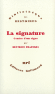 Couverture La Signature ()