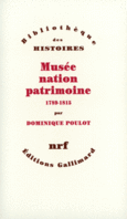 Couverture Musée, nation, patrimoine ()